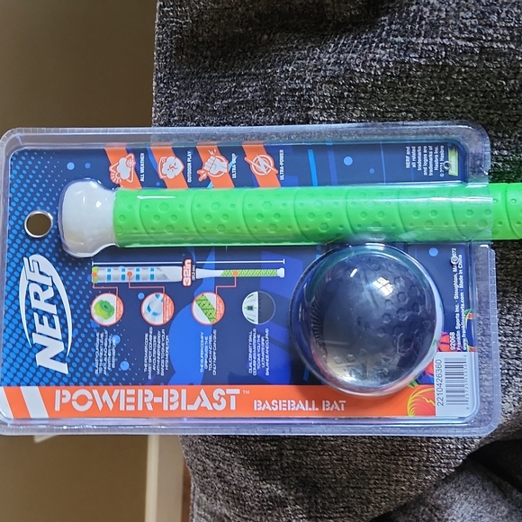 franklin sports Toys Nerf Power Blast Baseball Bat And Ball Poshmark